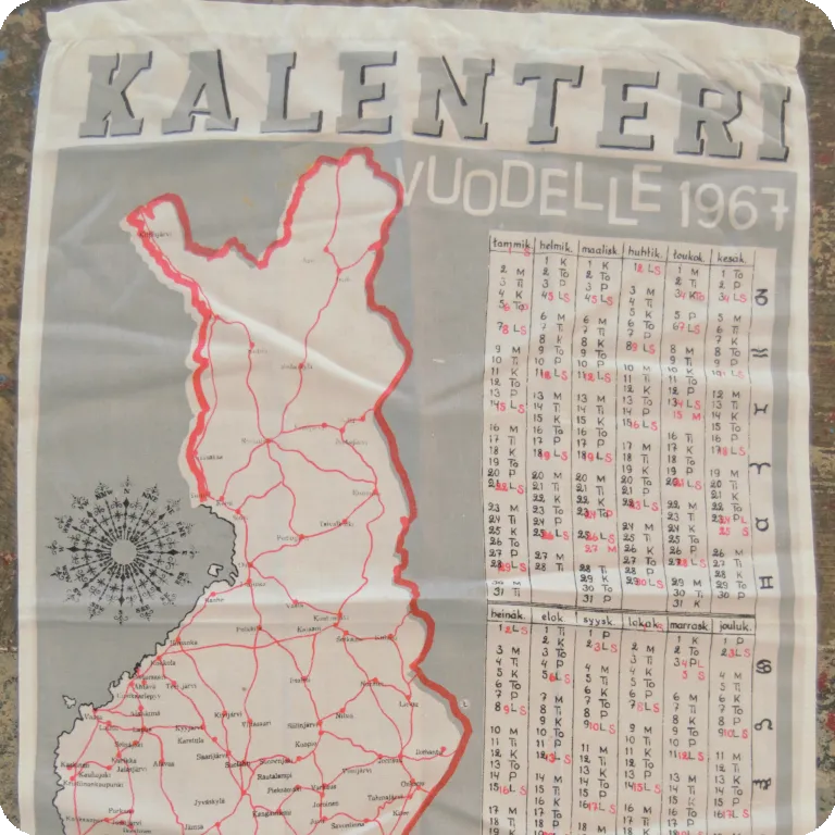 Kalenteripyyhe 1967